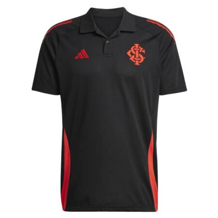 Camisa Internacional Preta Treino Polo 2025/26 Masculina