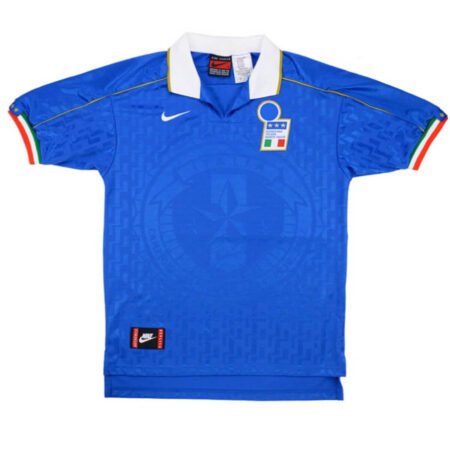 Camisa Seleção da Itália Home Azul 1995 Masculina