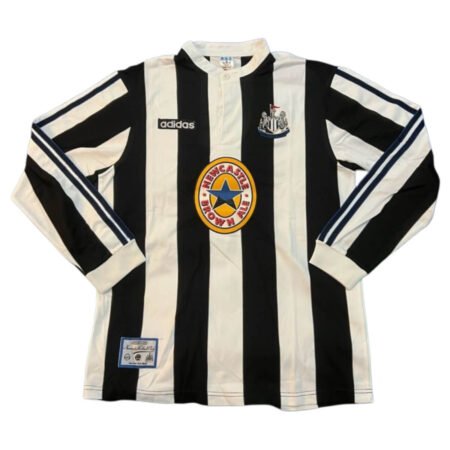 Camisa Newcastle 1995 Listrada Home Manga Longa