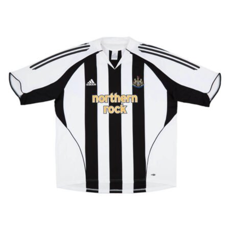 Camisa Newcastle 2005/06 Home Listrada Masculina