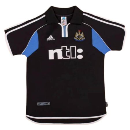 Camisa Newcastle Preta 2001/02 Away Masculina