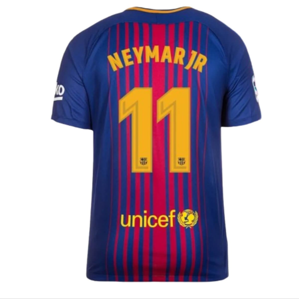 camisa-neymar-jr-barcelona-home-vermelha-grena-2017-18-masculina- Camisa Neymar JR. #11 Barcelona Home 2017/18 Masculina
