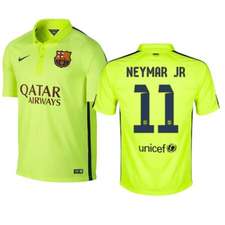 Camisa Neymar JR. #11 Barcelona Verde 2014/15 Third Masculina