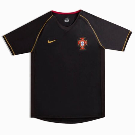 Camisa Seleção de Portugal Preta 2006 Away Masculina