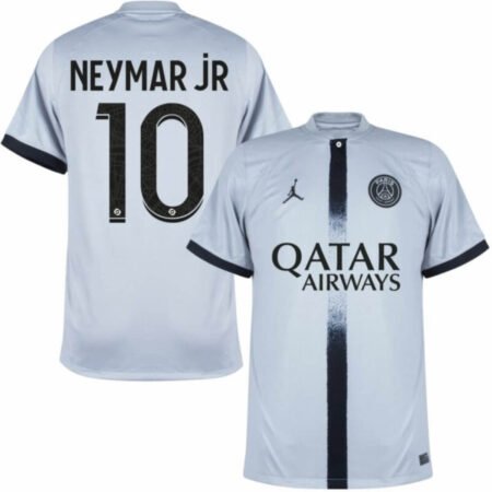 Camisa PSG Neymar JR. #10 Cinza 2022/23 Away Masculina