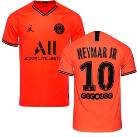 Camisa PSG Neymar JR. #10 Laranja 2019/20 Away Masculina