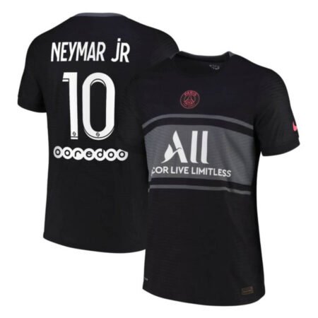 Camisa PSG Neymar JR. #10 Preta Third 2020/21 Masculina