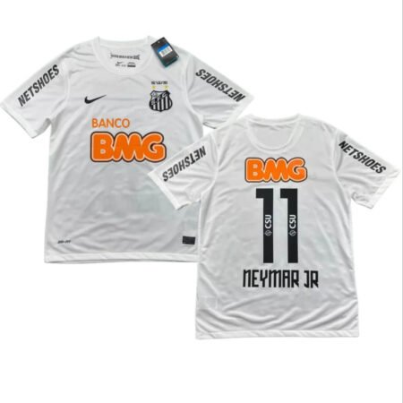 Camisa Santos FC Neymar Jr. #11 Branca 2011 Nike Masculina