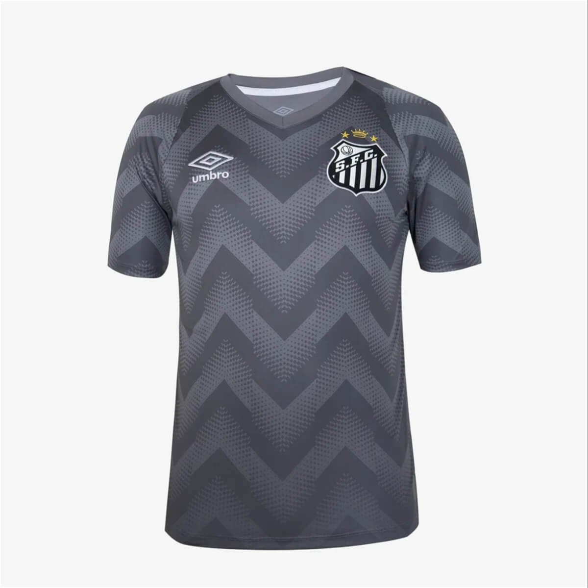 camisa-santos-fc-cinza-2024-25-masculina Camisa Santos FC Goleiro Cinza 2024/25 Masculina