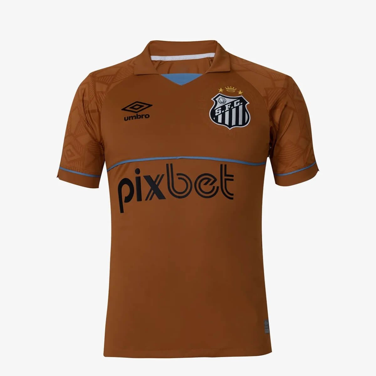 camisa-santos-fc-marrom-203-24-masculina Camisa Santos FC Goleiro Marrom 2023/24 Masculina