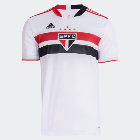 Camisa São Paulo Branca Titular 2021/22 Masculina