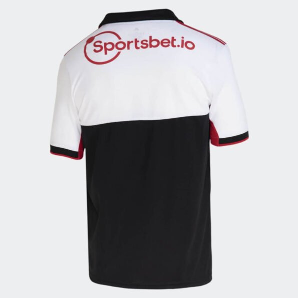 Camisa São Paulo Terceira Polo Preta/Branca 2022/23 Masculina