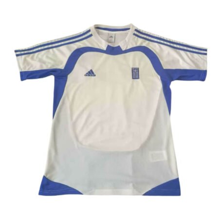 Camisa Seleção da Grécia Branca Away 2004 Masculina