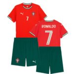 kit-infantil-portugal-cr7-vermelho-home-2025-26-unissex