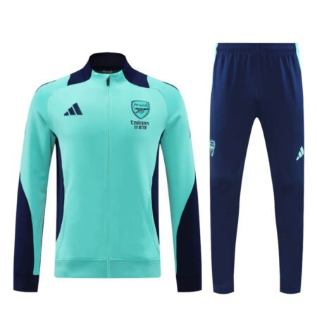 Conjunto Jaqueta Arsenal Treino Calça Azul 2024/25