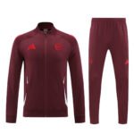 Conjunto Jaqueta Bayern de Munique Treino Calça Vinho 2024/25