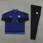 Conjunto Jaqueta Inter de Milão Treino Calça Azul Escuro 2024/25