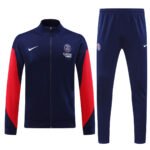 Conjunto Jaqueta PSG Treino Calça Azul Escuro 2024/25