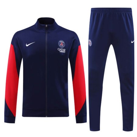 Conjunto Jaqueta PSG Treino Calça Azul Escuro 2024/25