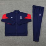 Conjunto Jaqueta PSG Treino Calça Azul Escuro 2024/25