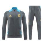 Conjunto Jaqueta Argentina Treino Calça Cinza 2024/25