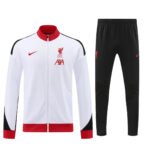 Conjunto Jaqueta Liverpool Treino Calça Branca 2024/25