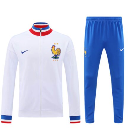 Conjunto Jaqueta França Treino Branca 2024/25