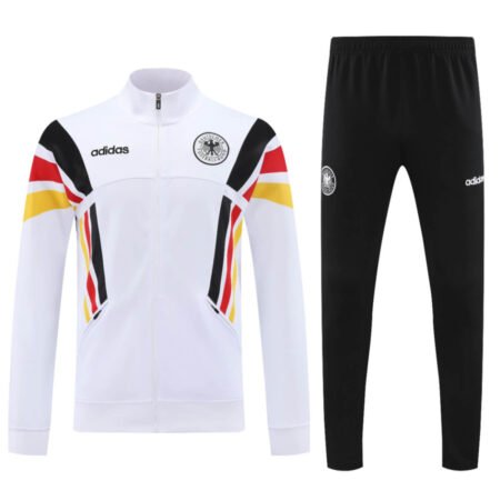 Conjunto Jaqueta Alemanha Treino Branca Retrô 2024/25