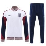Conjunto Jaqueta Inglaterra Treino Branca/Azul 2024/25