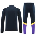 Conjunto Jaqueta Real Madrid Treino Azul/Roxo 2024/25
