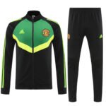 Conjunto Jaqueta Manchester United Treino Preto 2024/25