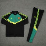 Conjunto Jaqueta Manchester United Treino Preto 2024/25