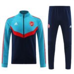 Conjunto Jaqueta Arsenal Treino Calça Azul/Escuro 2024/25