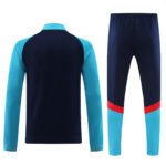 Conjunto Jaqueta Arsenal Treino Calça Azul/Escuro 2024/25
