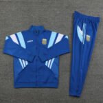 Conjunto Jaqueta e Calça Argentina Azul Retrô Treino 2024/25