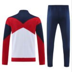 Conjunto Jaqueta e Calça PSG Brnaco/Azul Escuro Treino 2024/25