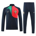 Conjunto Jaqueta e Calça Portugal Azul Escuro Treino 2024/25