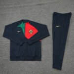 Conjunto Jaqueta e Calça Portugal Azul Escuro Treino 2024/25