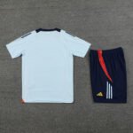 Kit Short e Camisa Espanha Treino Azul Claro 2024/25