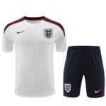 Kit Short e Camisa Inglaterra Treino Branco 2024/25