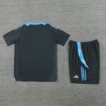 Kit Short e Camisa Argentina Treino Verde Musgo 2024/25