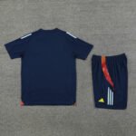 Kit Short e Camisa Espanha Treino Azul Escuro 2024/25
