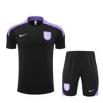 Kit Short e Camisa Inglaterra Treino Preto 2024/25