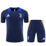 Kit Short e Camisa Juventus Treino Azul Escuro 2024/25
