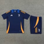 Kit Short e Camisa Juventus Treino Azul Escuro 2024/25