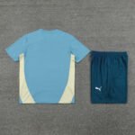 Kit Short e Camisa Marseille Treino Azul 2024/25