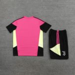 Kit Short e Camisa Juventus Treino Rosa 2022/23