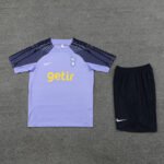 Kit Short e Camisa Tottenham Treino Roxo 2023/24