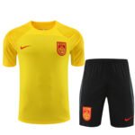 Kit Short e Camisa da China Treino Amarelo 2023/24
