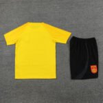 Kit Short e Camisa da China Treino Amarelo 2023/24